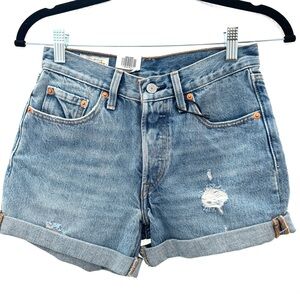 Levi’s Mid Rise 501 Jean Shorts Size 24